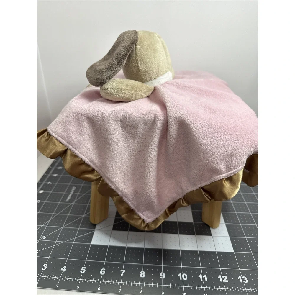 Carter's Mommy Loves Me Plush‎ Puppy Baby Lovey Security Blanket Pink 14